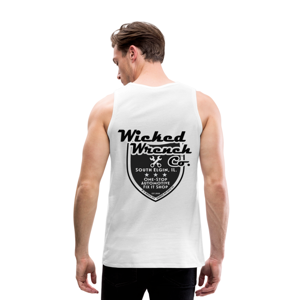 Men’s Premium Tank - white