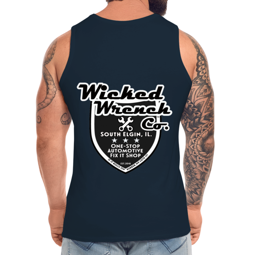 Men’s Premium Tank - deep navy