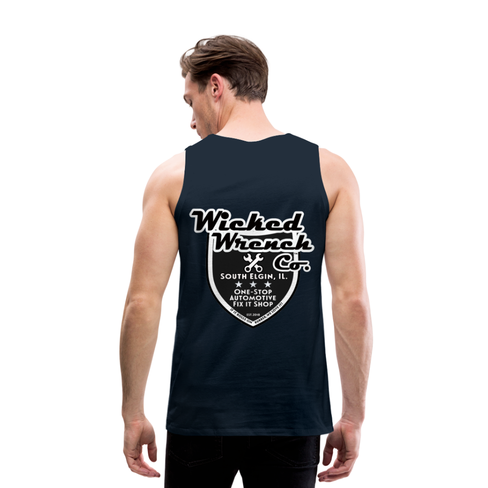 Men’s Premium Tank - deep navy