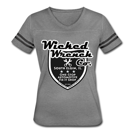 Women’s Vintage Sport T-Shirt - heather gray/charcoal