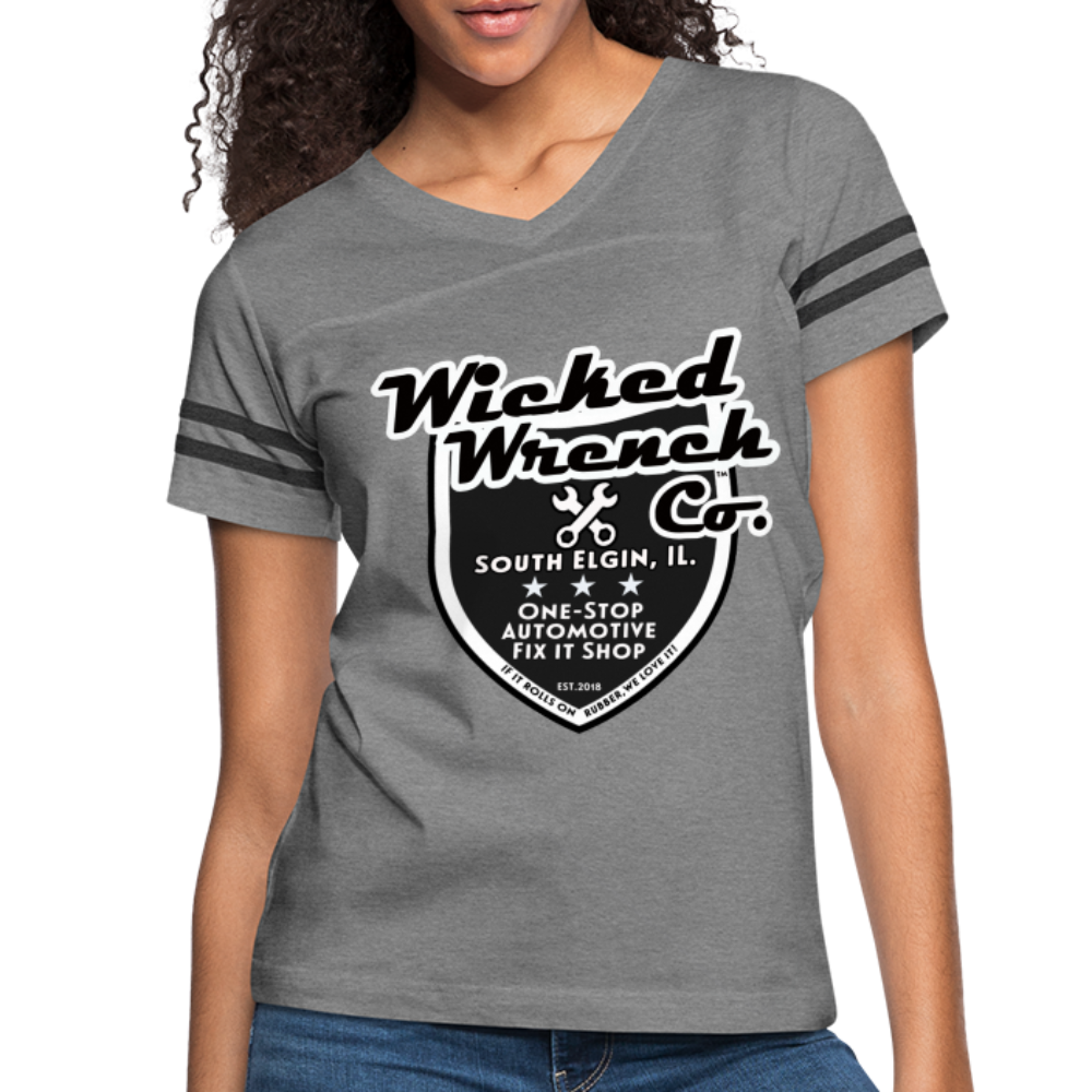 Women’s Vintage Sport T-Shirt - heather gray/charcoal