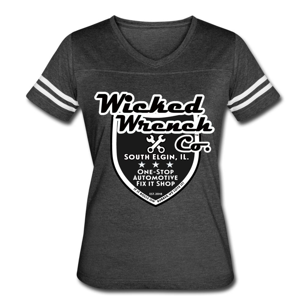 Women’s Vintage Sport T-Shirt - vintage smoke/white