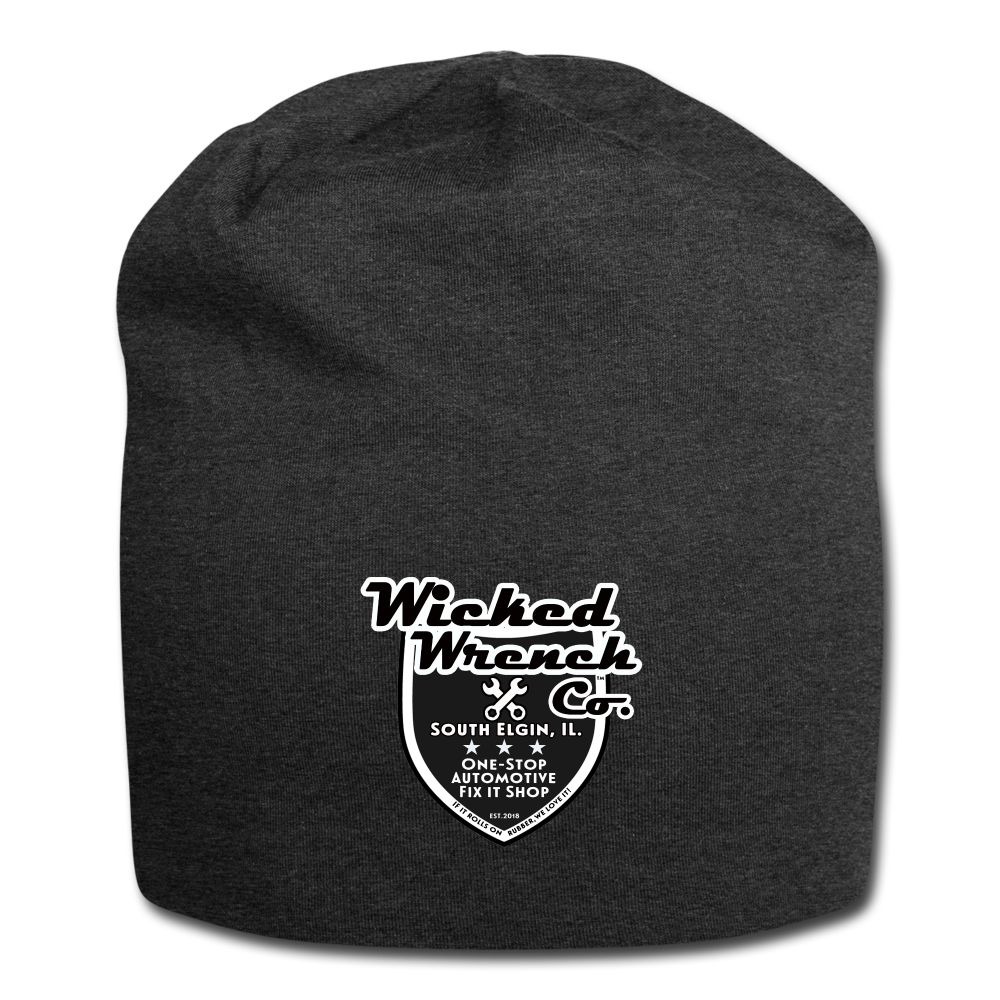 Jersey Beanie - charcoal grey