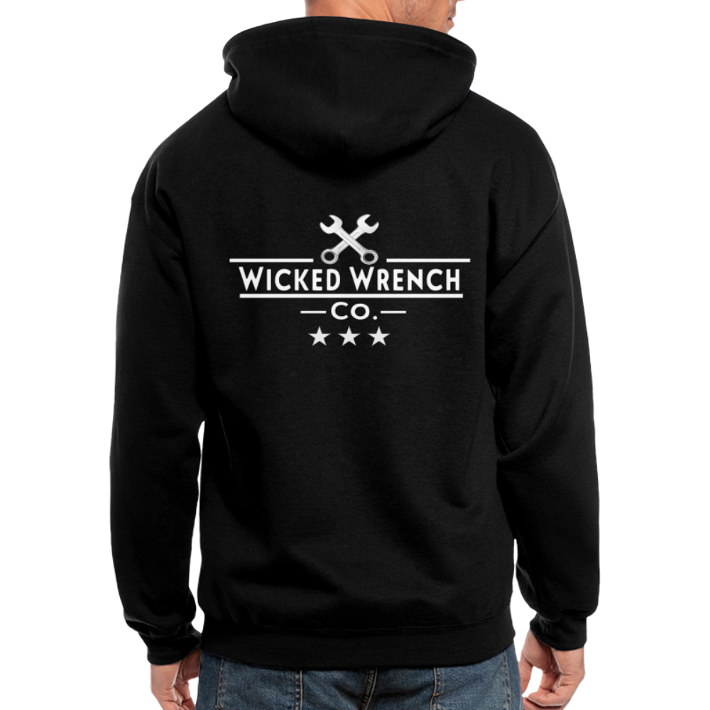 Wicked Wrench Zip Hoodie - black