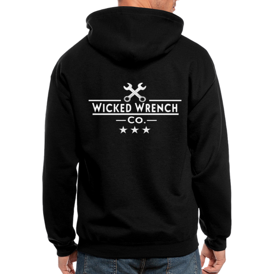 Wicked Wrench Zip Hoodie - black