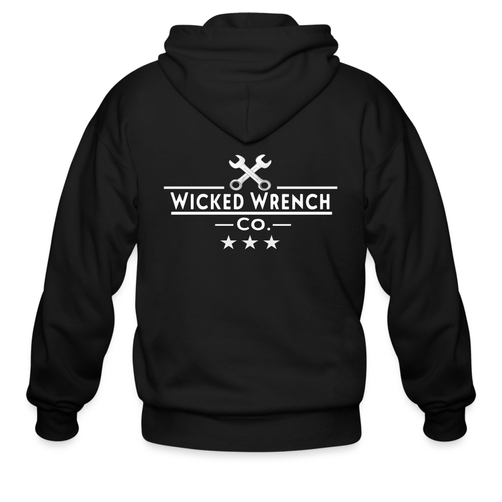 Wicked Wrench Zip Hoodie - black