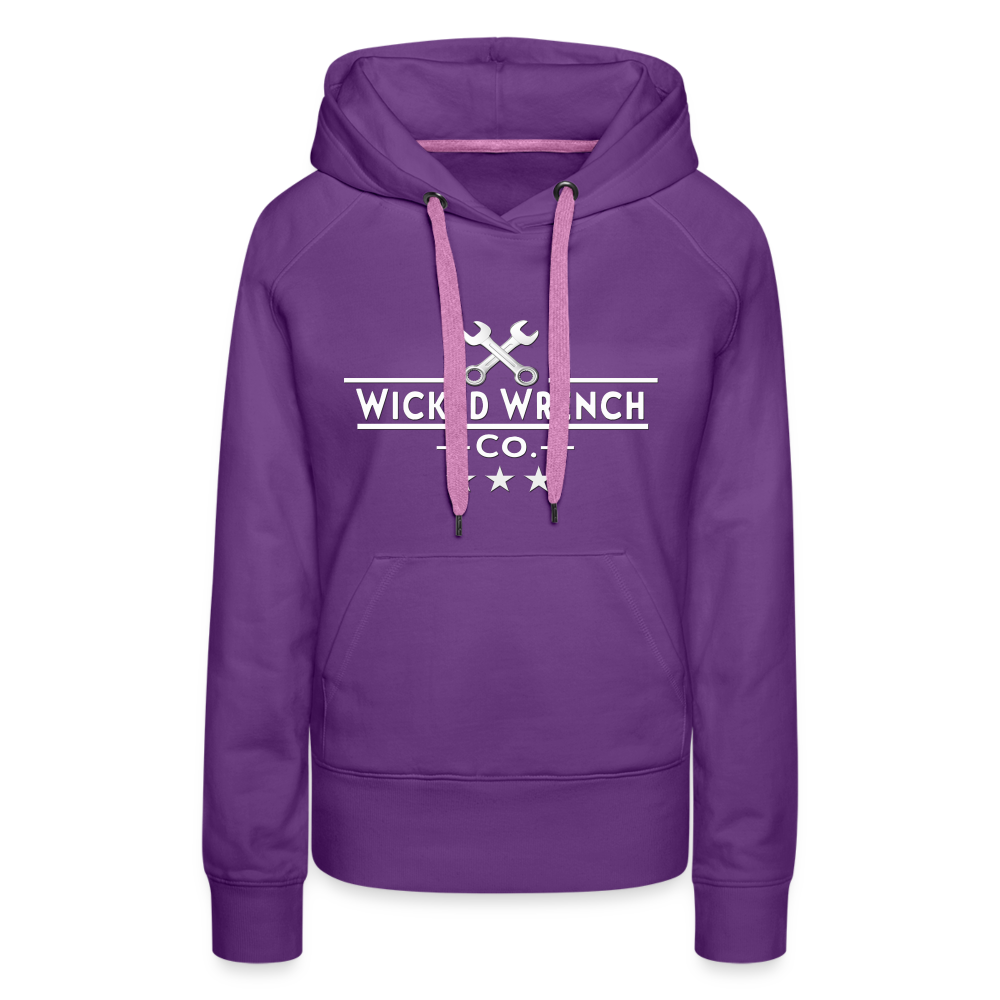 Wicked Wrench Co. Women’s Premium Hoodie - purple