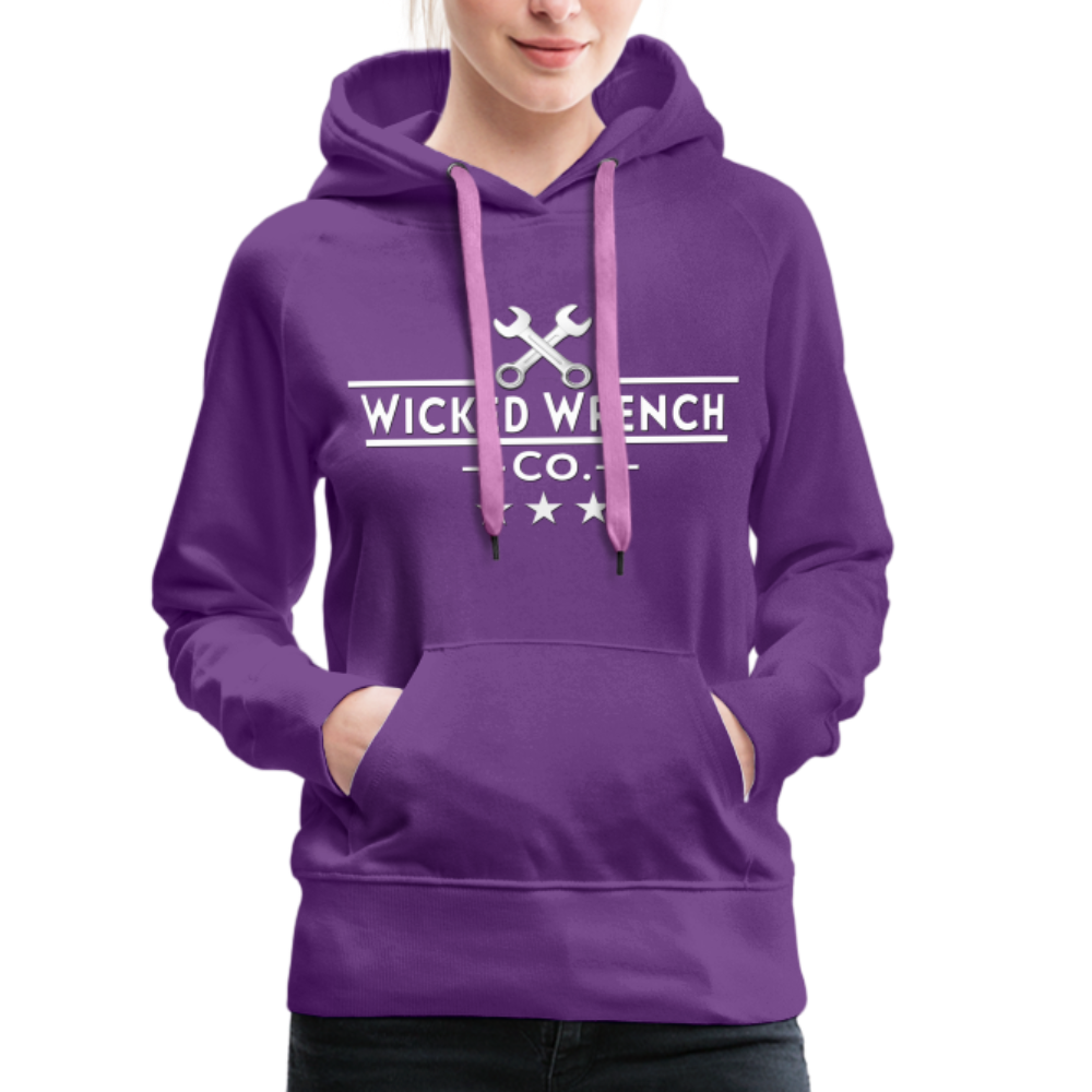 Wicked Wrench Co. Women’s Premium Hoodie - purple