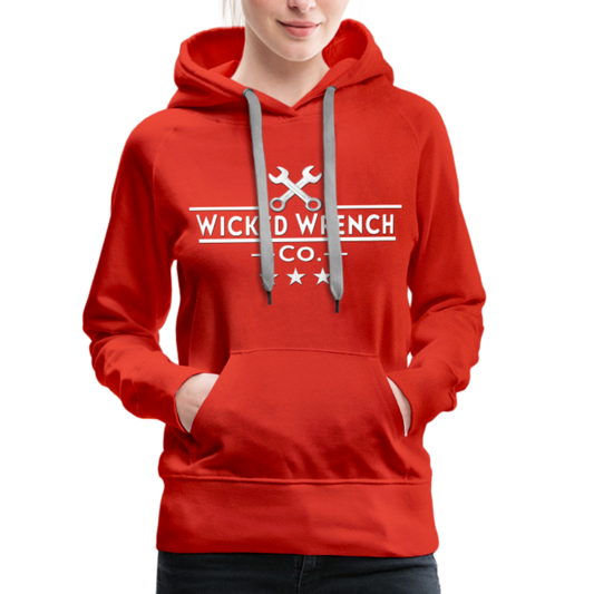 Wicked Wrench Co. Women’s Premium Hoodie - red