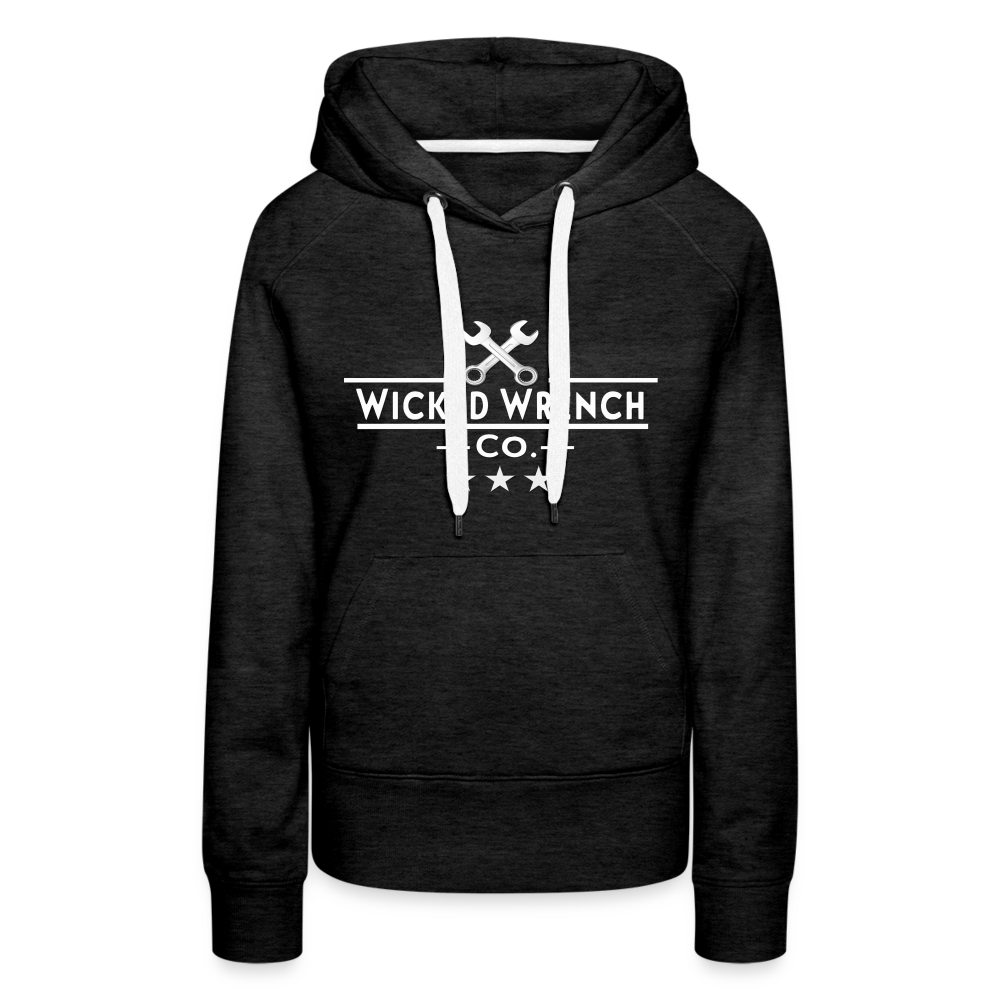 Wicked Wrench Co. Women’s Premium Hoodie - charcoal grey