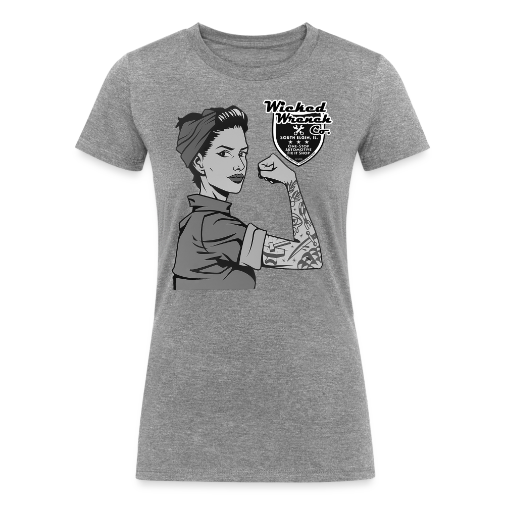 Women's Tri-Blend Organic T-Shirt - heather gray