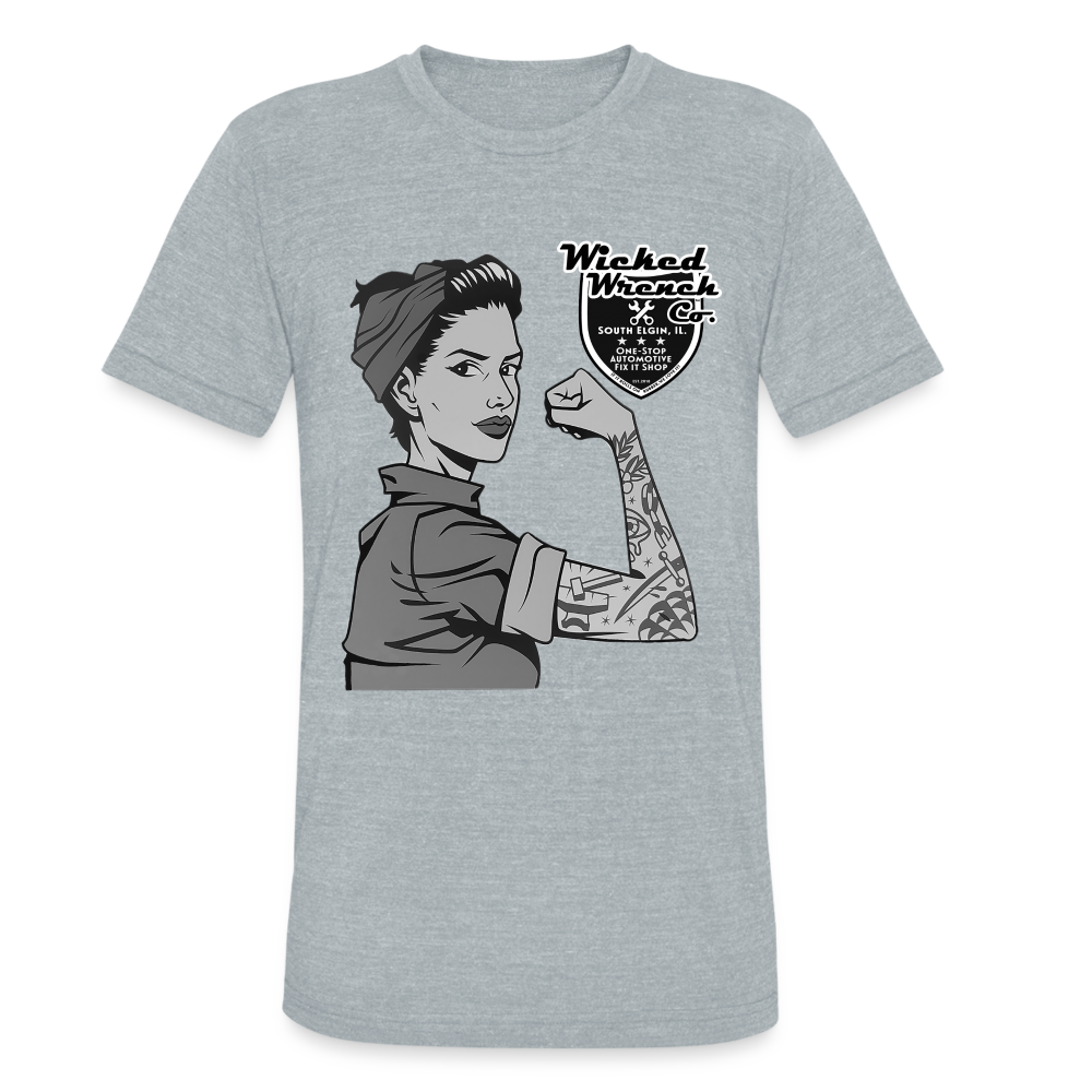 Wicked Wrench Woman Shirt - heather grey