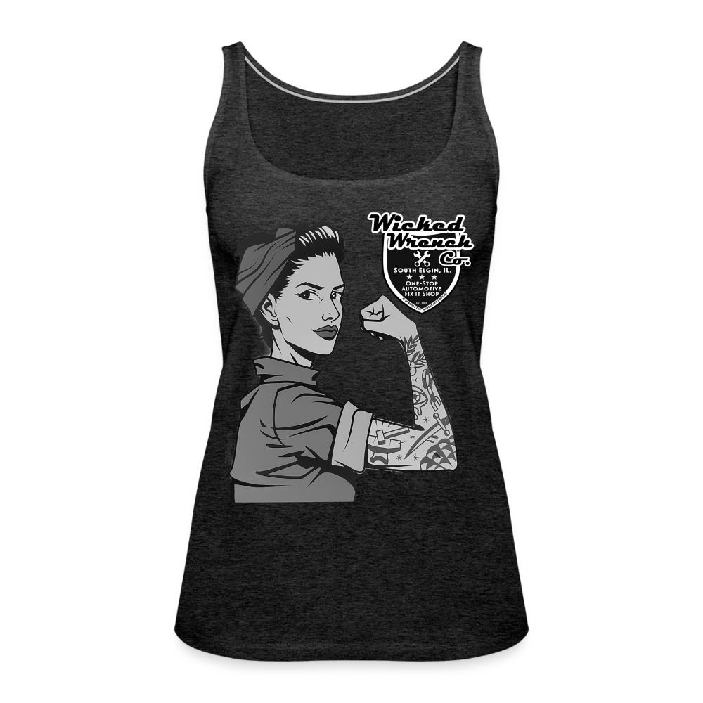 Women’s Premium Tank Top - charcoal grey