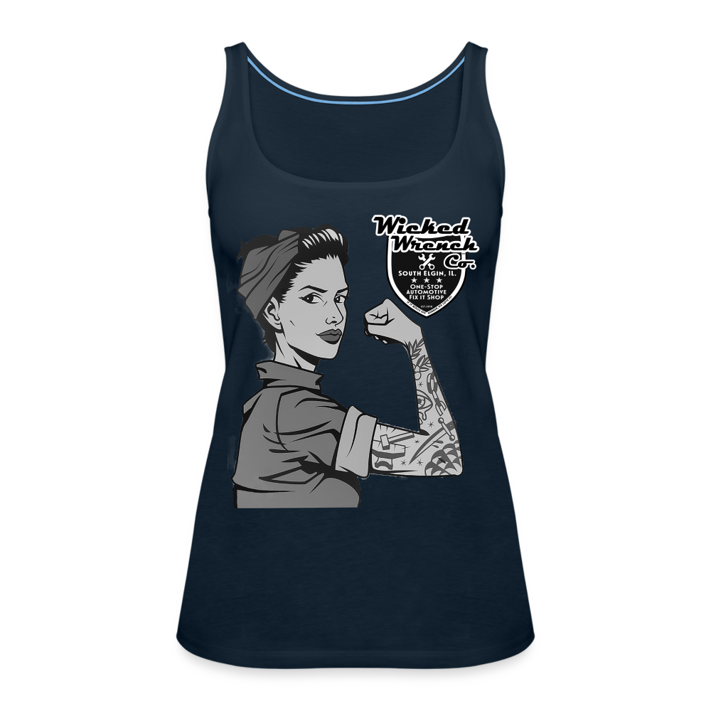 Women’s Premium Tank Top - deep navy