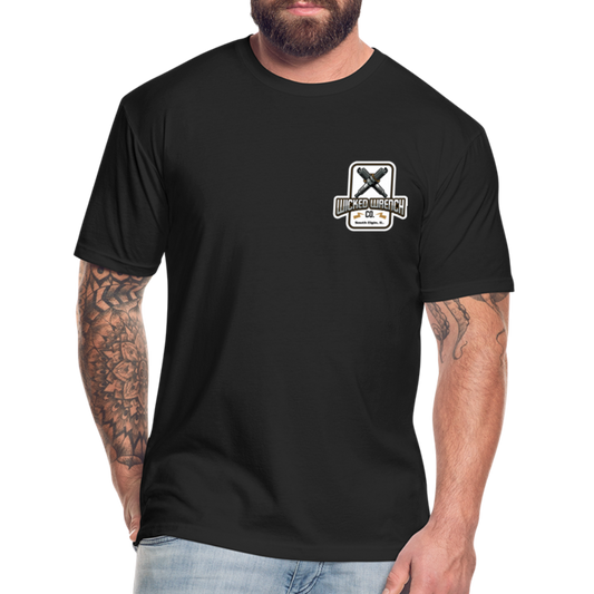 Wicked Wrench Co Mechanic on Duty T-shirt - black