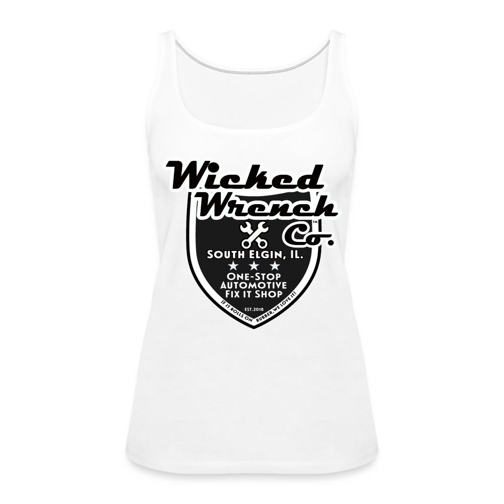 Women’s Premium Tank Top - white