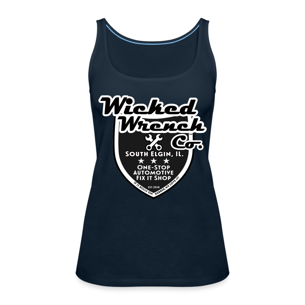 Women’s Premium Tank Top - deep navy